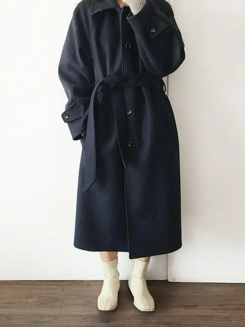 stein LAY CHESTER COAT DARK NAVY-